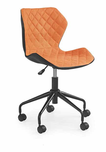 Detská stolička Matrix (oranžová + čierna)