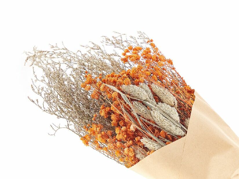 Kytica sušených kvetov Cheyenne (oranžová)