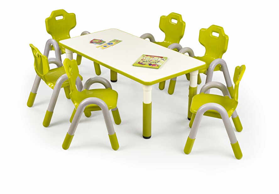 Detský stolík Simba obdĺžnik (zelená)