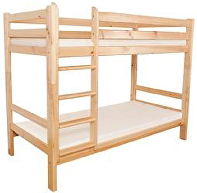 Poschodová posteľ 90 cm Dve úrovne (masív)