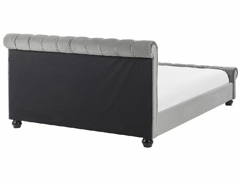 Manželská posteľ 160 cm ARCHON (s roštom) (sivá)