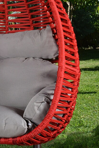 Záhradná hojdacia stolička Finnikin (červená)