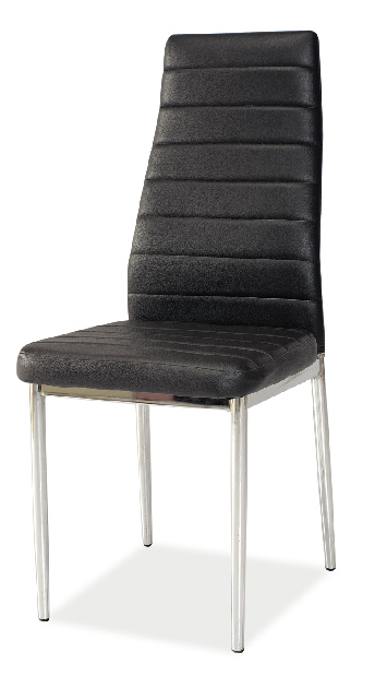 Jedálenská stolička Herbert (ekokoža čierna)