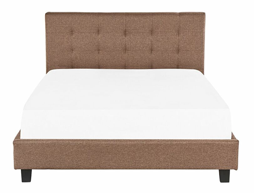 Manželská posteľ 160 cm Rhiannon (hnedá) (s roštom a matracom)