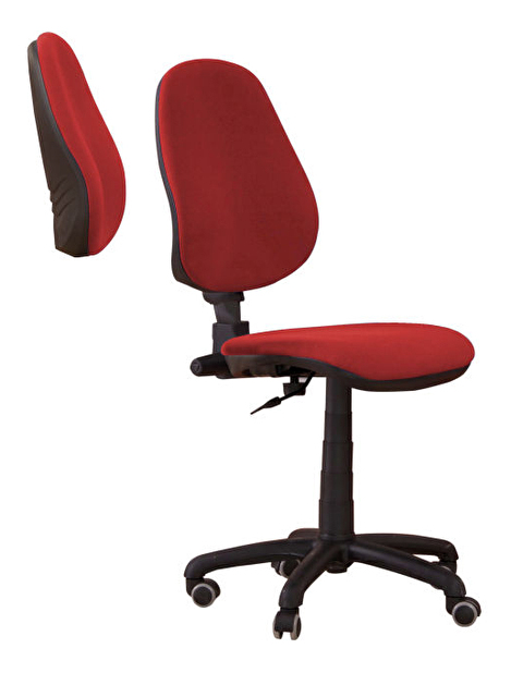Kancelárska stolička Polo 50 červená (bez podrúčok)