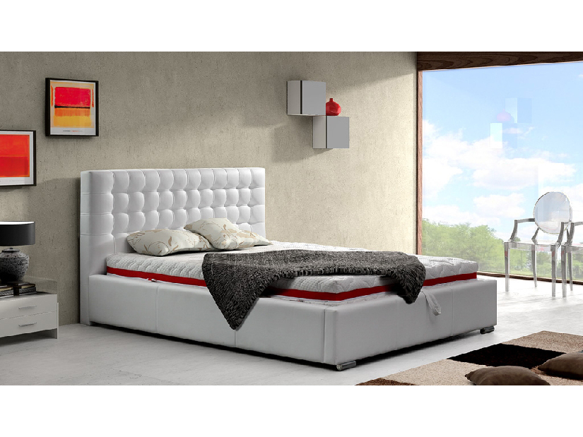 Manželská posteľ 140 cm Andover (s roštom)