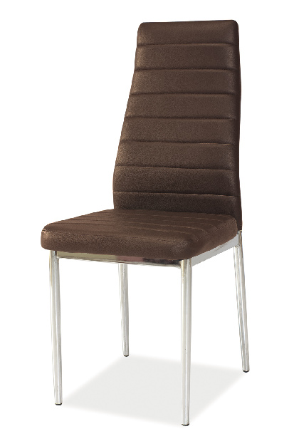 Jedálenská stolička Herbert (ekokoža hnedá)