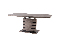 Rozkladací jedálenský stôl 140-180 cm Leisha (betón) (pre 4 až 8 osôb)