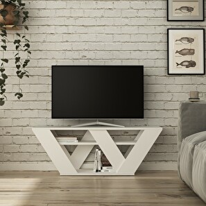 TV stolík/skrinka Pira (biela)