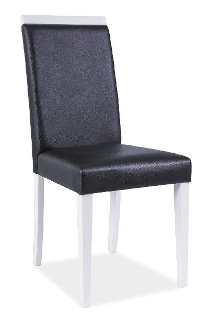 Jedálenská stolička CD-77 (čierna + biela)