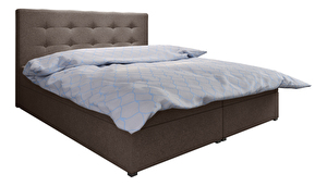 Manželská posteľ Boxspring 180 cm Fade 1 (hnedá) (s matracom a úložným priestorom)