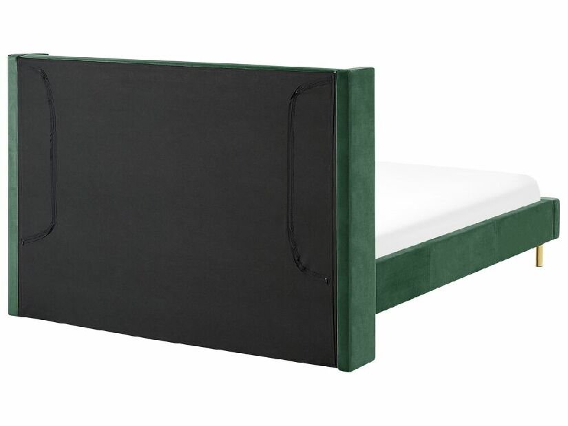 Manželská posteľ 140 cm Vue (zelená) (s roštom)