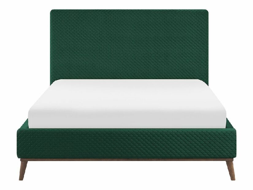 Manželská posteľ 140 cm BARON (s roštom) (zelená)