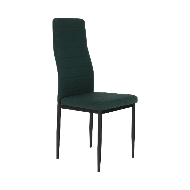 Jedálenská stolička Collort nova (smaragdová + čierna)