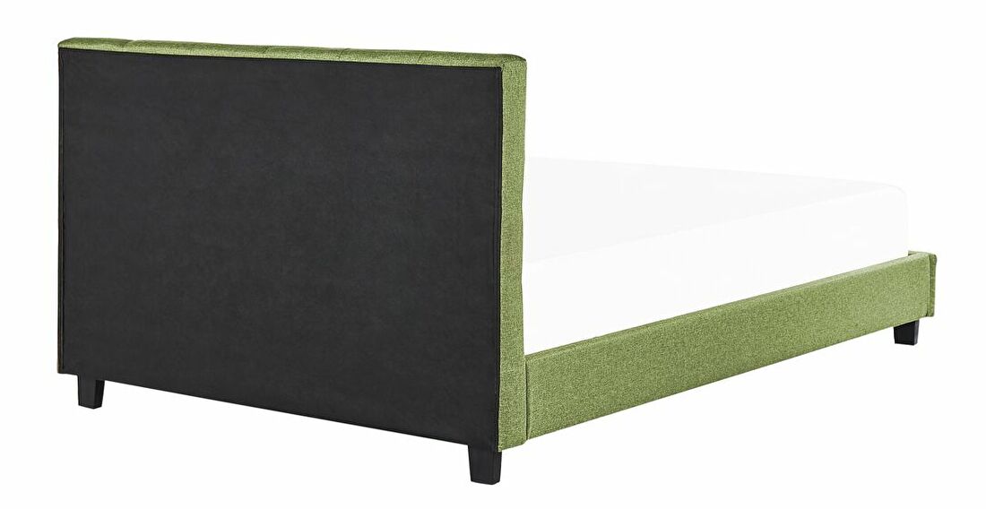 Manželská posteľ 180 cm Rhiannon (zelená) (s roštom a matracom)