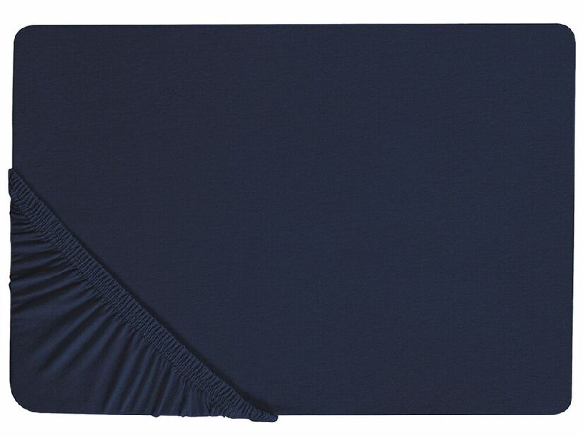 Plachta na posteľ 180 x 200 cm Hoffie (tmavomodrá)