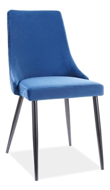 Jedálenská stolička Polly (námornícka modrá + čierna)