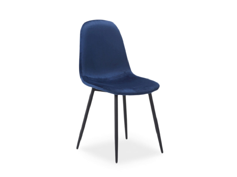 Jedálenská stolička Fannie (námornícka modrá + čierna)