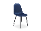 Jedálenská stolička Fannie (námornícka modrá + čierna)