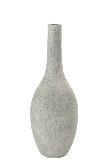 Dekoračná váza Jolipa (35x35x96cm) (Sivá)