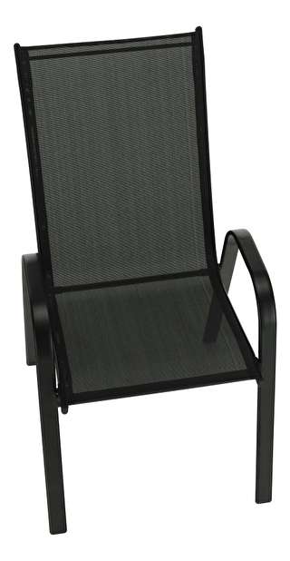 Záhradná stolička Morel (čierna)