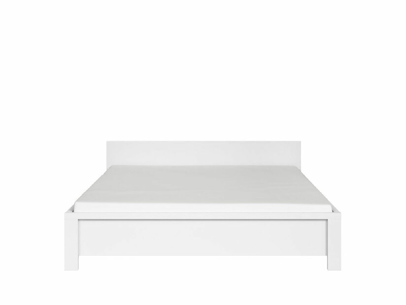 Manželská posteľ 160 cm BRW Kaspian LOZ/160 (biela + biela matná) *výpredaj