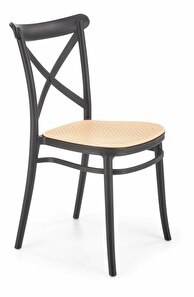 Jedálenská stolička Kura (čierna)