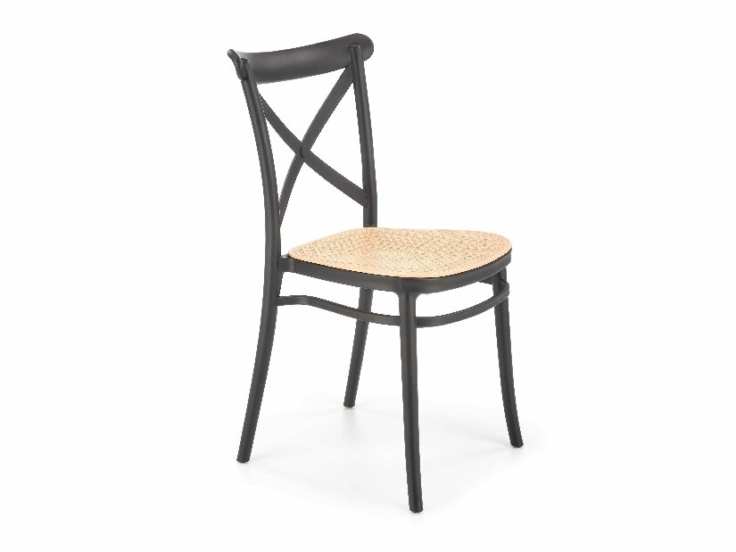 Jedálenská stolička Kura (čierna)