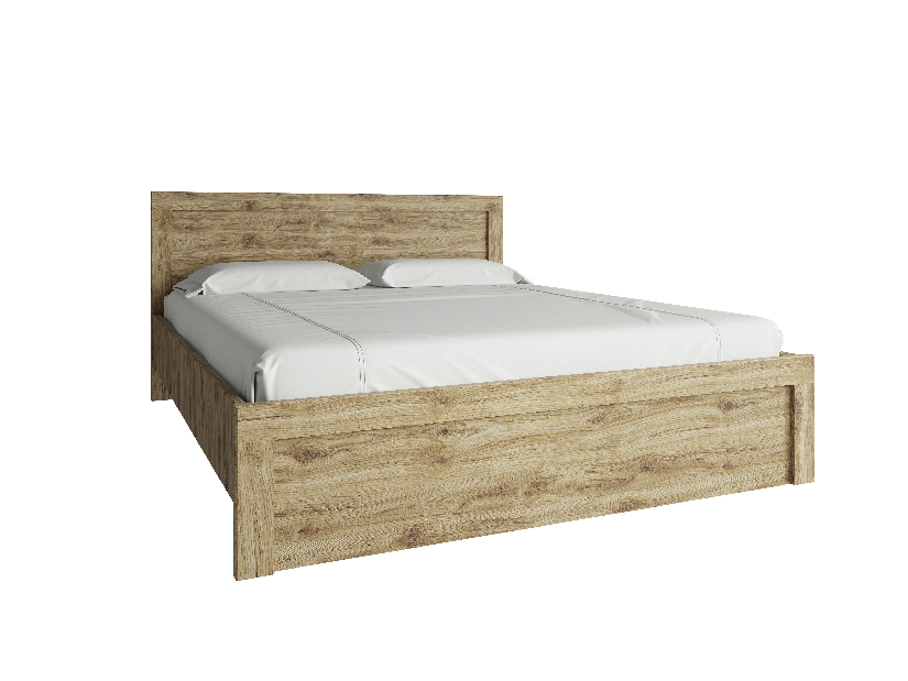 Manželská posteľ 120 cm Deloris (dub navarra) (bez roštu a matraca)