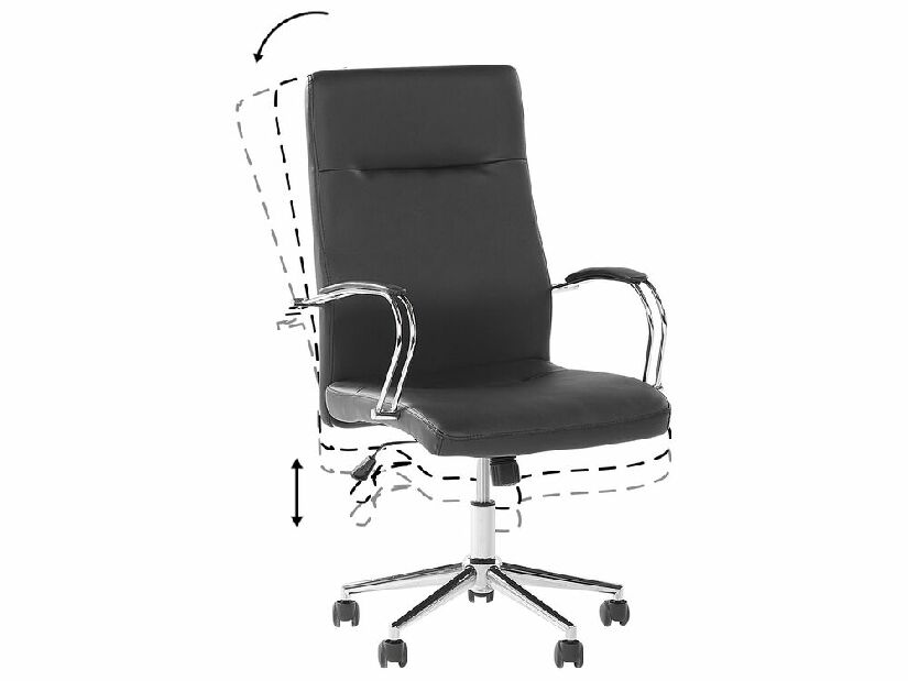 Kancelárska stolička Ona (čierna)