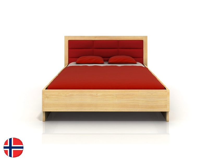 Manželská posteľ 180 cm Naturlig Stjernen High BC (borovica)