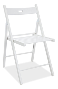 Jedálenská stolička Stefani (biela + biela)