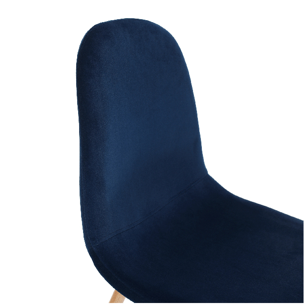 Jedálenská stolička Angelique (modrá + buk)