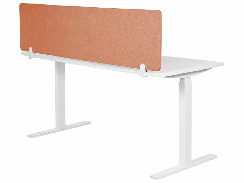 Prepážka na pracovný stôl 130 x 40 cm Walda (červená) 
