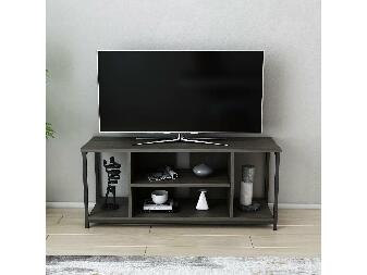 TV stolík/skrinka Hella (hnedá + čierna)