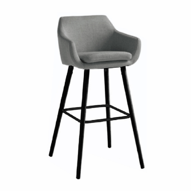Barová stolička Taha (sivá)