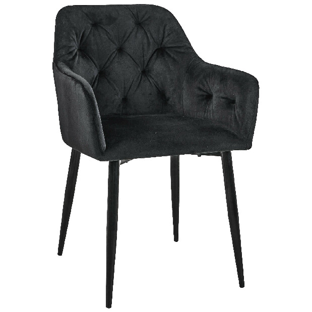 Jedálenská stolička Satya (čierna)