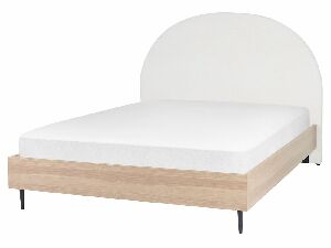 Manželská posteľ 160 cm Milza (biela)