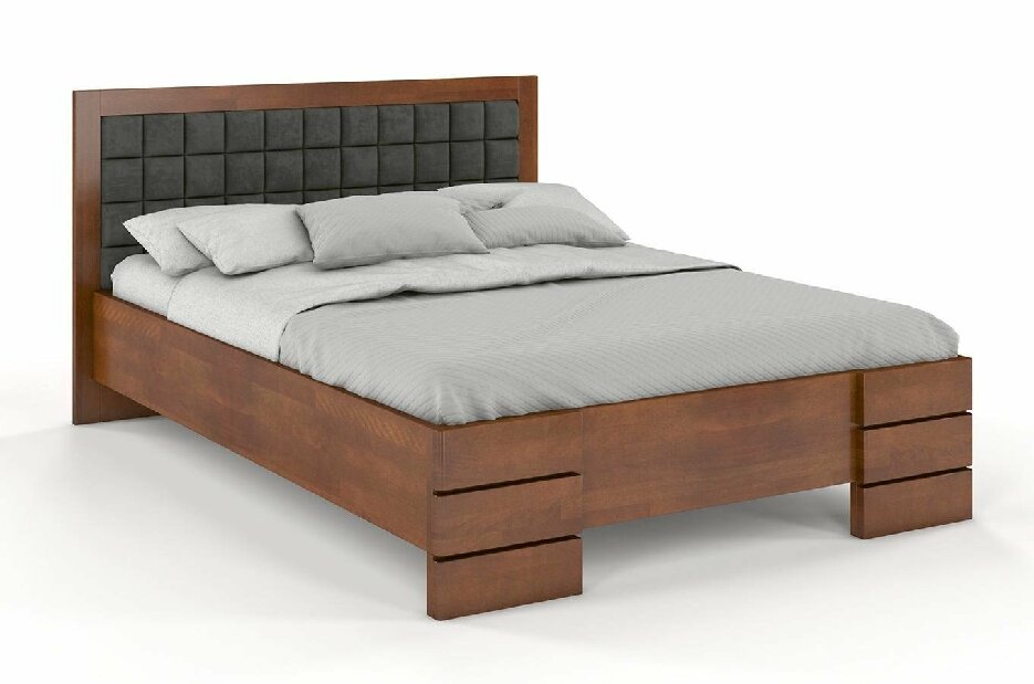 Manželská posteľ 160 cm Naturlig Storhamar High (buk)