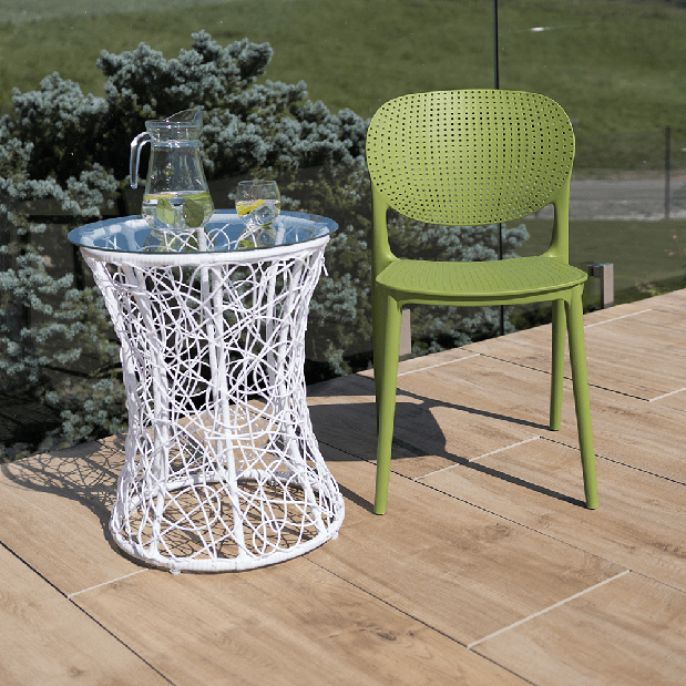 Záhradná stolička Fredd (zelená)