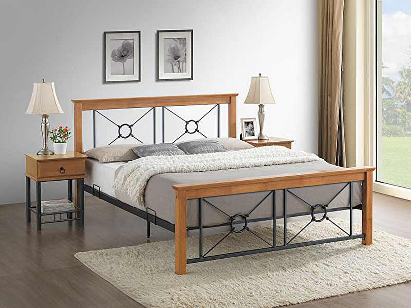 Manželská posteľ 160 cm Soria (s roštom)