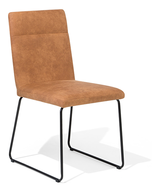 Jedálenská stolička NEVILLE (mikrovlákno) (hnedá)