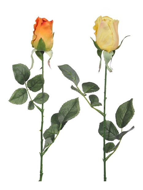 Kvetina Jolipa Ruža (67x0x0cm) (Žltá + Oranžová) (2ks)