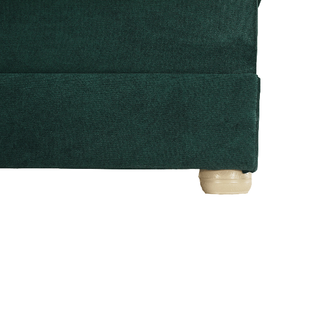 Jednolôžková posteľ (váľanda) 80 cm Rinok (smaragdová) (s úl. priestorom)