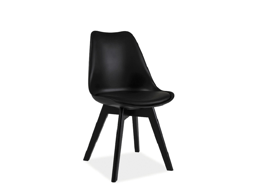 Jedálenská stolička Kim (čierna + čierna)