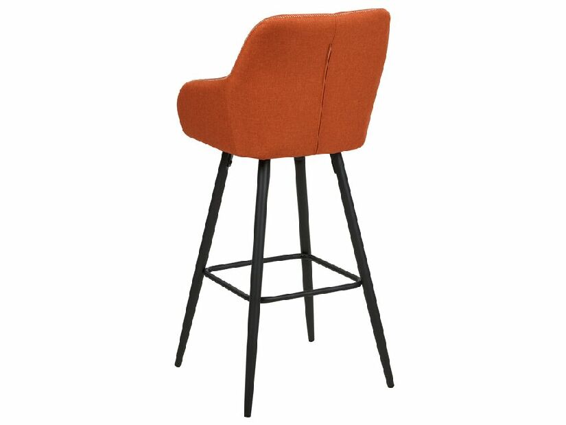 Set 2 ks barových stoličiek Donna (oranžová)