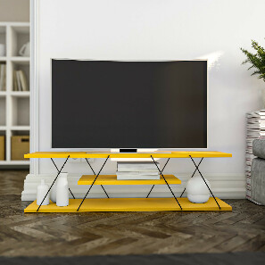 TV stolík/skrinka Cana (žltá)