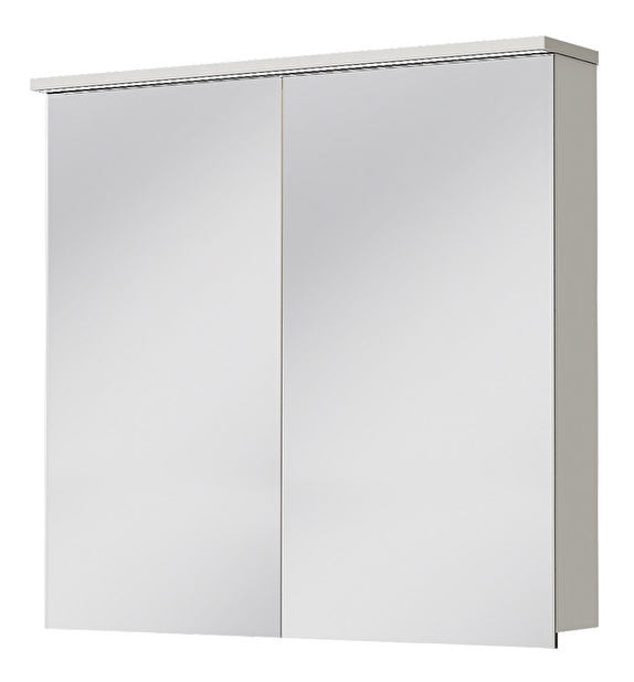 Kúpeľňová skrinka na stenu Juventa Monza MnMC-80 W (so zrkadlom) (s osvetlením)