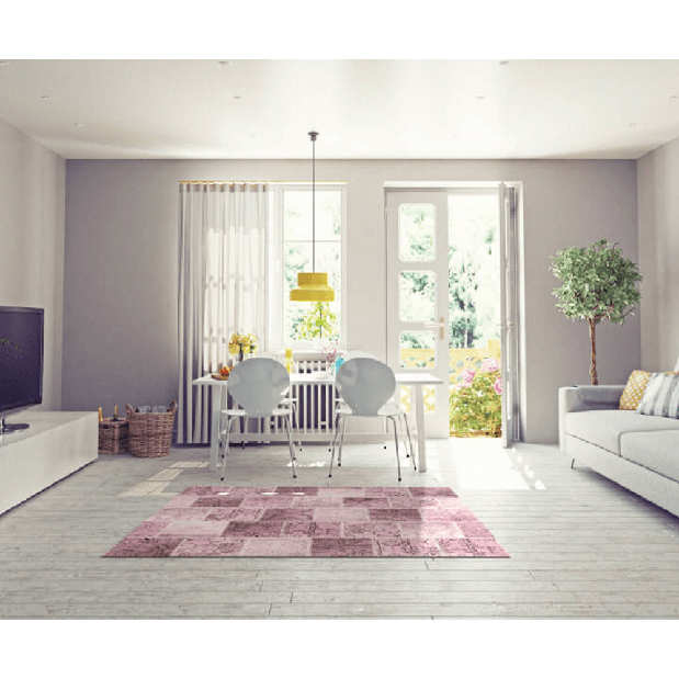 Kusový koberec 80x150 Adriel Typ 3 (ružová)