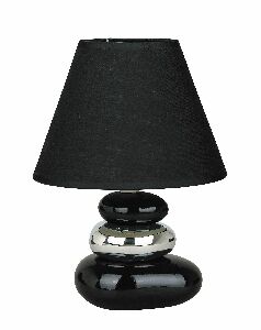Stolová lampa Salem 4950 (čierna + strieborná)